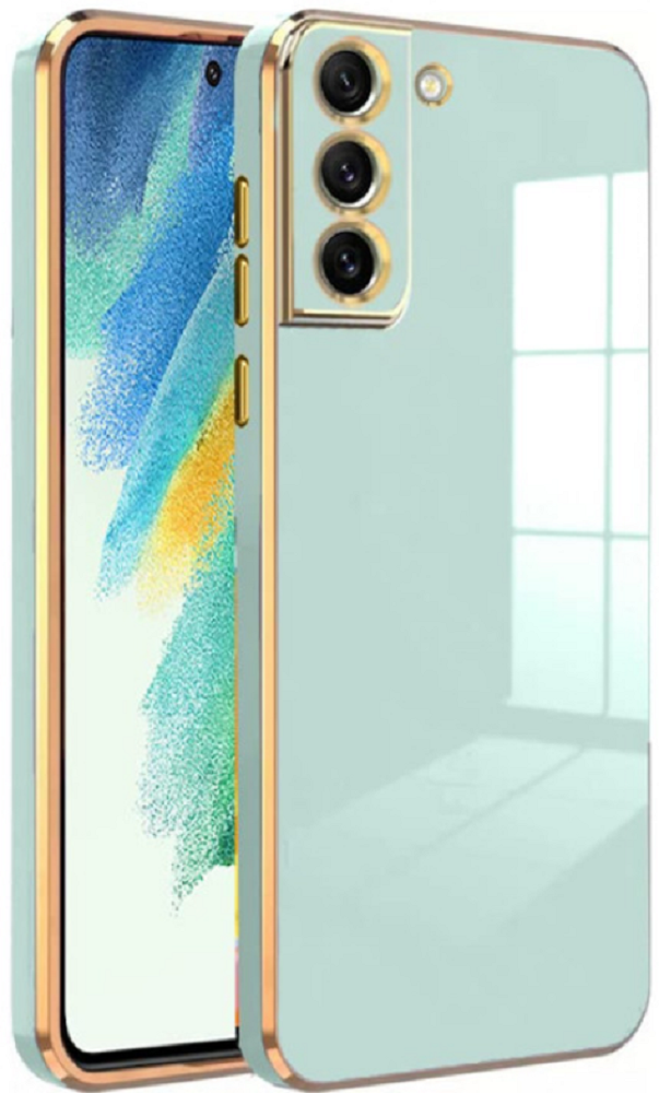 Bodycell Gold Plated - Θήκη Σιλικόνης Samsung Galaxy S21 5G - Mint Green