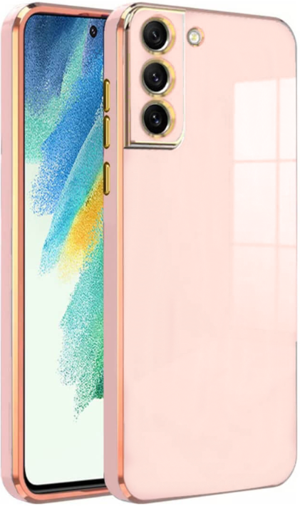 Bodycell Gold Plated - Θήκη Σιλικόνης Samsung Galaxy S21 5G - Pink