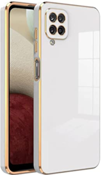 Bodycell Gold Plated - Θήκη Σιλικόνης Samsung Galaxy A22 4G - White 