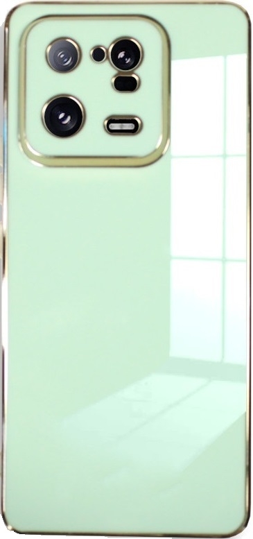 Bodycell Gold Plated - Θήκη Σιλικόνης Xiaomi 13 Pro - Mint Green