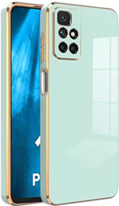 Bodycell Gold Plated - Θήκη Σιλικόνης Xiaomi Redmi 10 / Redmi 10 2022 - Mint Green (5206015070198)