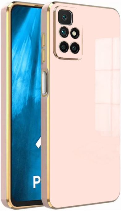 Bodycell Gold Plated - Θήκη Σιλικόνης Xiaomi Redmi 10 / Redmi 10 2022 - Pink