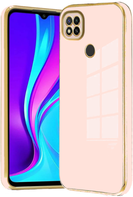 Bodycell Gold Plated - Θήκη Σιλικόνης Xiaomi Redmi 10A / Redmi 9C - Pink