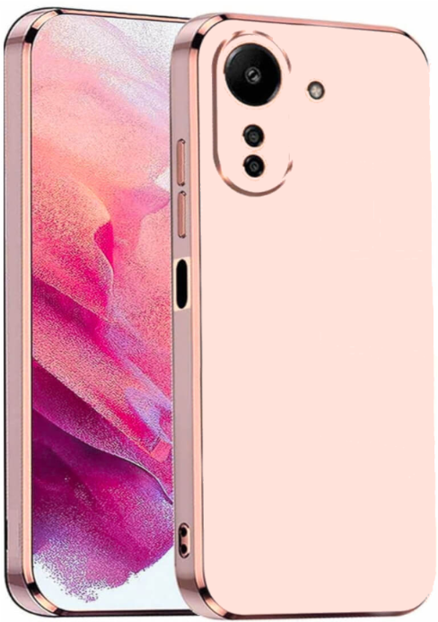 Bodycell Gold Plated - Θήκη Σιλικόνης Xiaomi Redmi 13C 4G / Poco C65 - Pink