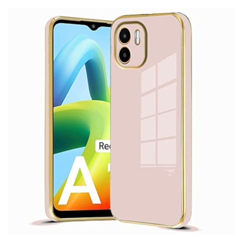 Bodycell Gold Plated - Θήκη Σιλικόνης Xiaomi Redmi A1 / A2 - Pink