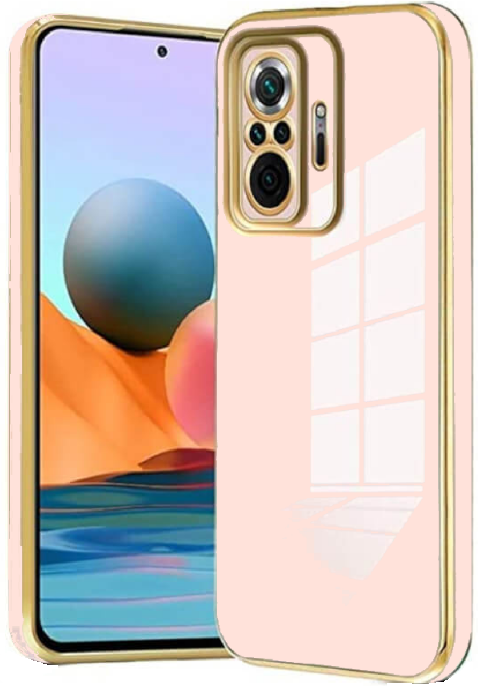 Bodycell Gold Plated - Θήκη Σιλικόνης Xiaomi Redmi Note 10 Pro - Pink