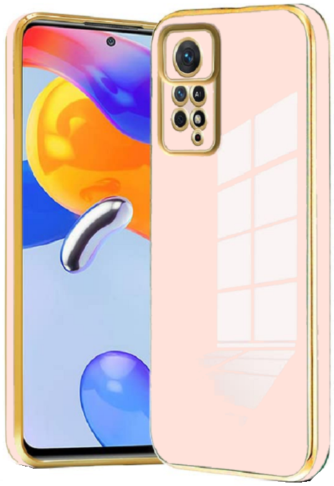 Bodycell Gold Plated - Θήκη Σιλικόνης Xiaomi Redmi Note 11 Pro / Redmi Note 12 Pro 4G - Pink
