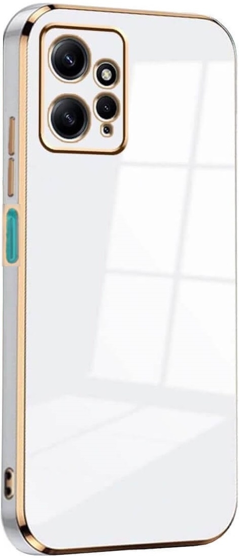 Bodycell Gold Plated - Θήκη Σιλικόνης Xiaomi Redmi Note 12 4G - White
