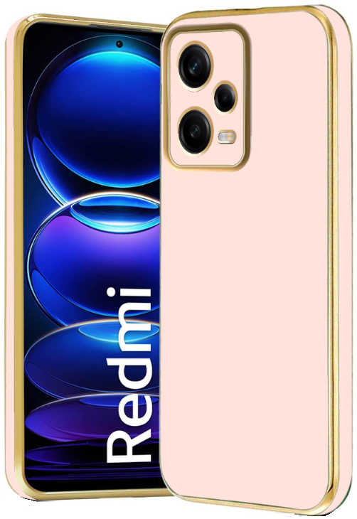Bodycell Gold Plated - Θήκη Σιλικόνης Xiaomi Redmi Note 12 Pro Plus - Pink