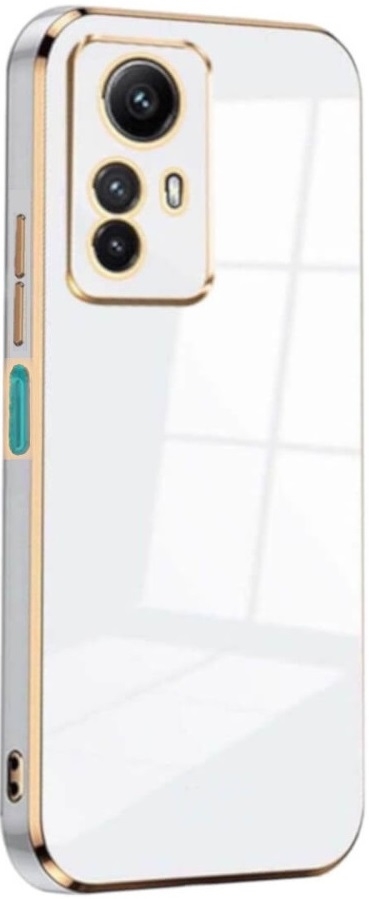 Bodycell Gold Plated - Θήκη Σιλικόνης Xiaomi Redmi Note 12S - White