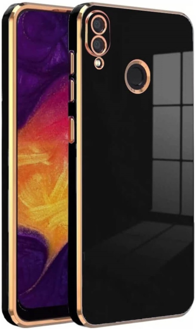 Bodycell Gold Plated - Θήκη Σιλικόνης Xiaomi Redmi Note 7 / Note 7 Pro - Black