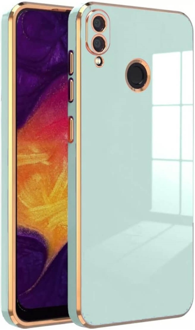Bodycell Gold Plated - Θήκη Σιλικόνης Xiaomi Redmi Note 7 / Note 7 Pro - Mint Green (5206015071874)