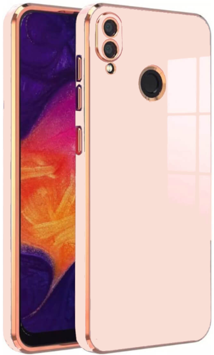 Bodycell Gold Plated - Θήκη Σιλικόνης Xiaomi Redmi Note 7 / Note 7 Pro - Pink