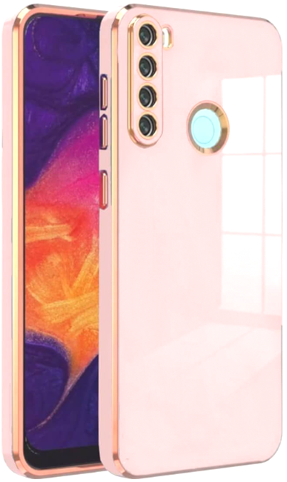 Bodycell Gold Plated - Θήκη Σιλικόνης Xiaomi Redmi Note 8 / Note 8 2021 - Pink