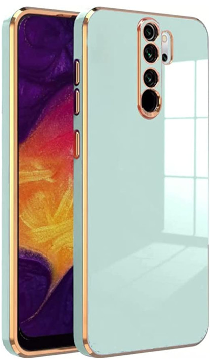 Bodycell Gold Plated - Θήκη Σιλικόνης Xiaomi Redmi Note 8 Pro - Mint Green
