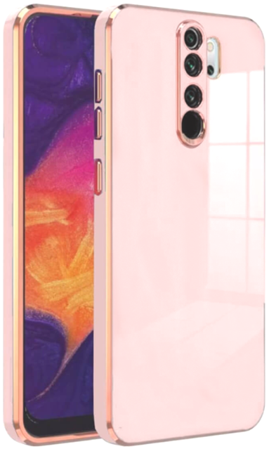 Bodycell Gold Plated - Θήκη Σιλικόνης Xiaomi Redmi Note 8 Pro - Pink