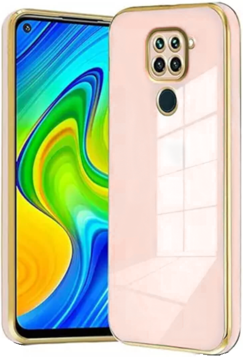 Bodycell Gold Plated - Θήκη Σιλικόνης Xiaomi Redmi Note 9 - Pink (5206015071928)