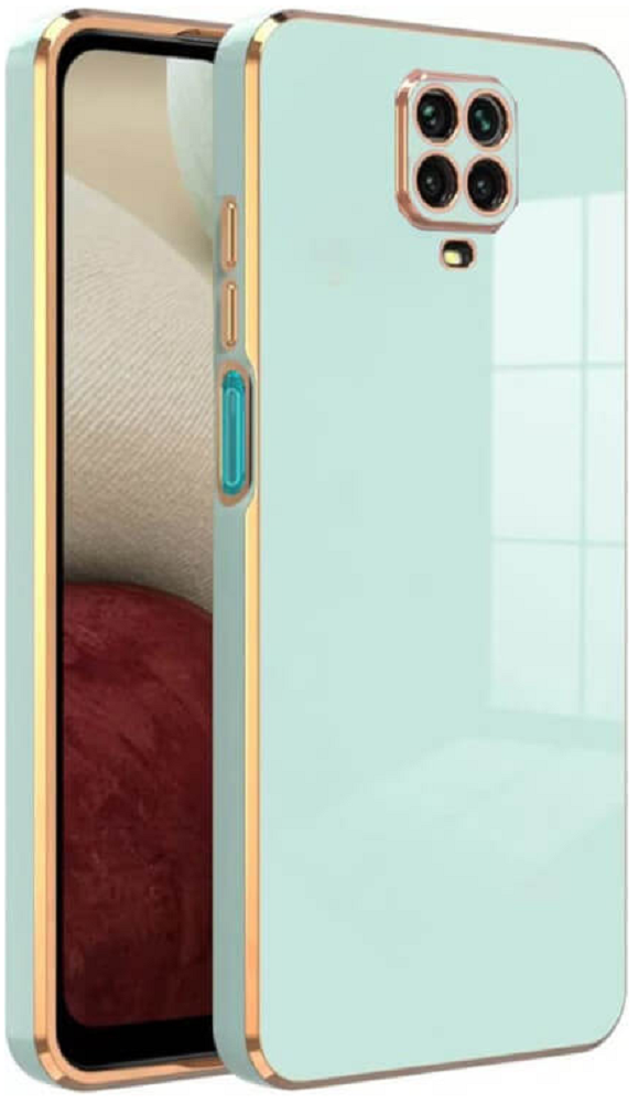 Bodycell Gold Plated - Θήκη Σιλικόνης Xiaomi Redmi Note 9S / 9 Pro / 9 Pro Max - Mint Green