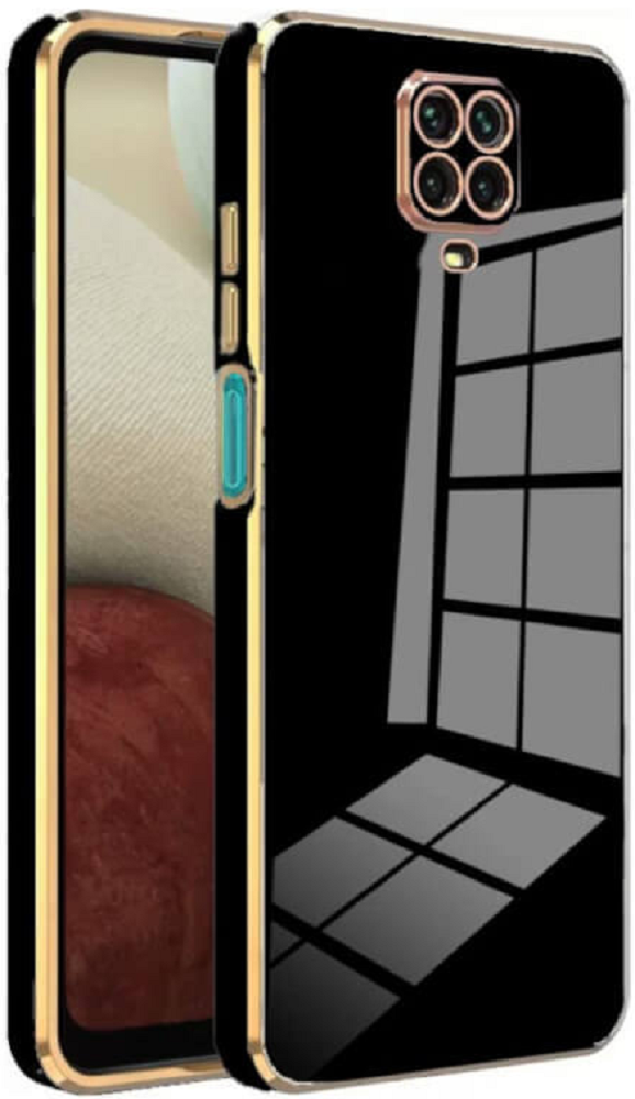 Bodycell Gold Plated - Θήκη Σιλικόνης Xiaomi Redmi Note 9S / 9 Pro / 9 Pro Max - Black