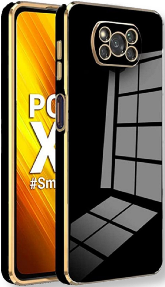 Bodycell Gold Plated - Θήκη Σιλικόνης Xiaomi Poco X3 / X3 Pro / X3 NFC - Black