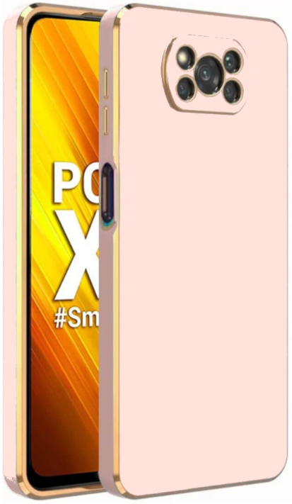 Bodycell Gold Plated - Θήκη Σιλικόνης Xiaomi Poco X3 / X3 Pro / X3 NFC - Pink