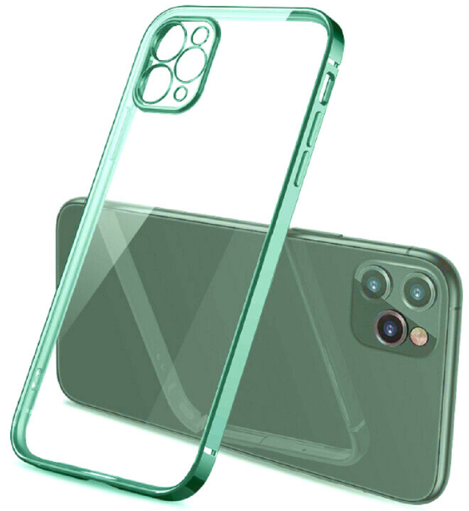 Bodycell HD Διάφανη Θήκη Σιλικόνης Apple iPhone 13 Pro Max - Green