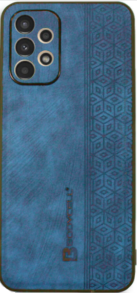 Bodycell Pattern Leather - Σκληρή Θήκη Samsung Galaxy A13 4G - Blue