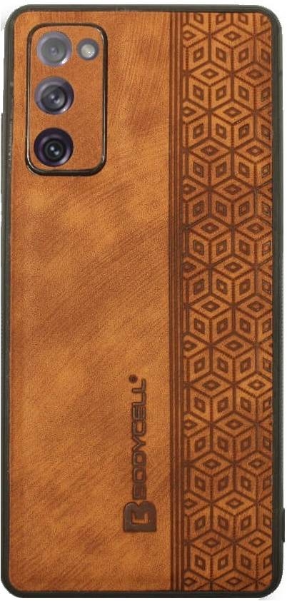 Bodycell Pattern Leather - Σκληρή Θήκη Samsung Galaxy S20 FE - Brown 
