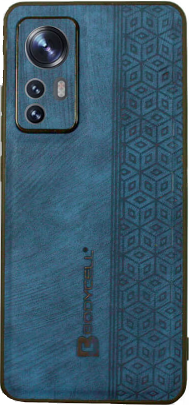 Bodycell Pattern Leather - Σκληρή Θήκη Xiaomi 12 / 12X - Blue