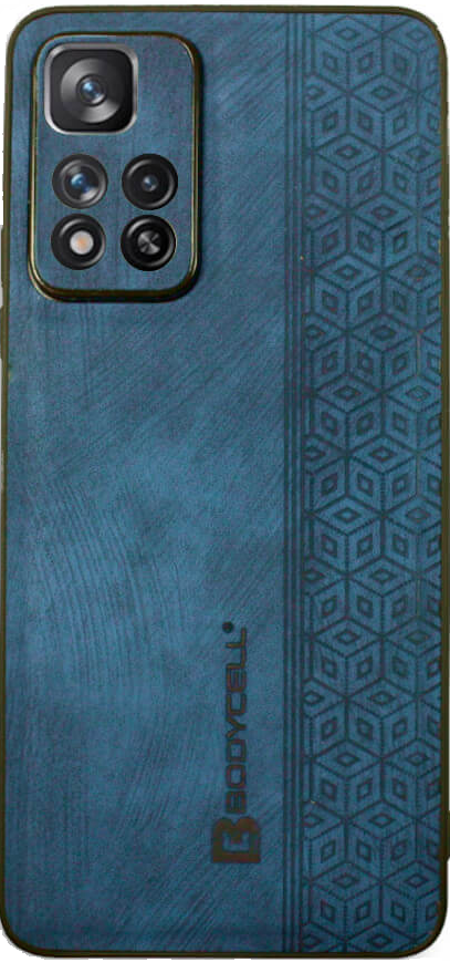 Bodycell Pattern Leather - Σκληρή Θήκη Xiaomi Redmi Note 11 Pro Plus 5G - Blue (5206015068850)