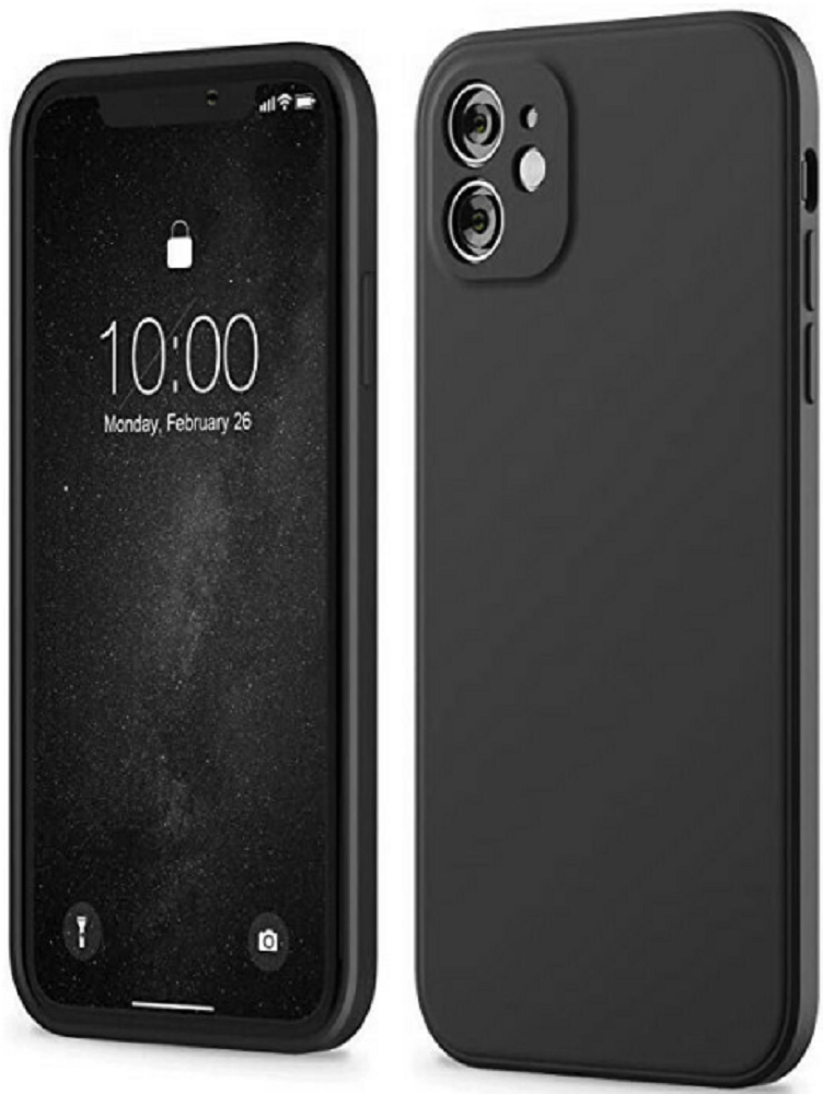 Bodycell Square Liquid Θήκη Σιλικόνης - Apple iPhone 11 - Black
