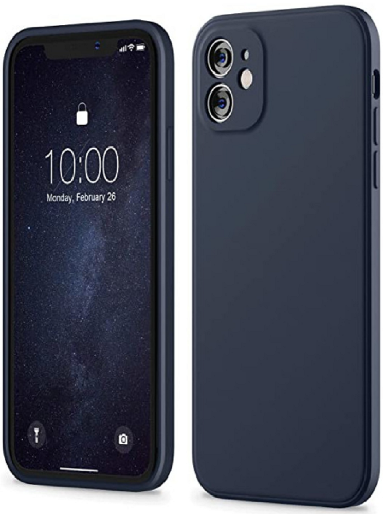 Bodycell Square Liquid Θήκη Σιλικόνης - Apple iPhone 11 - Dark Blue
