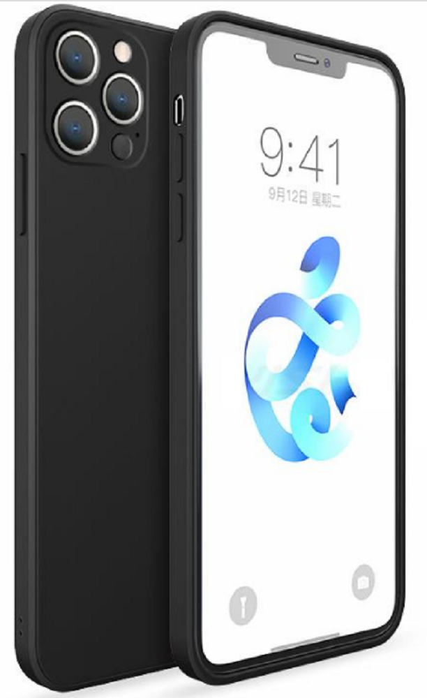 Bodycell Square Liquid Θήκη Σιλικόνης - Apple iPhone 13 Pro Max - Black
