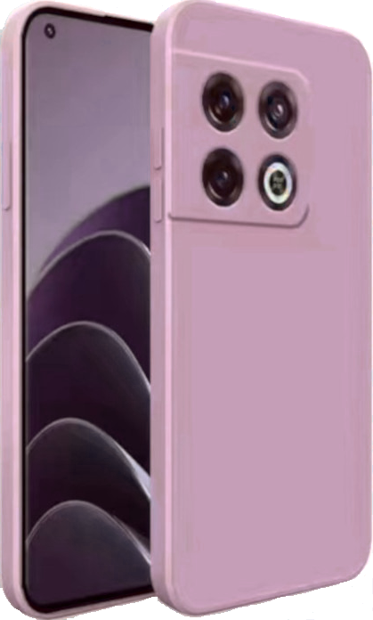 Bodycell Square Liquid Θήκη Σιλικόνης - OnePlus 10 Pro - Light Violet (5206015021121)