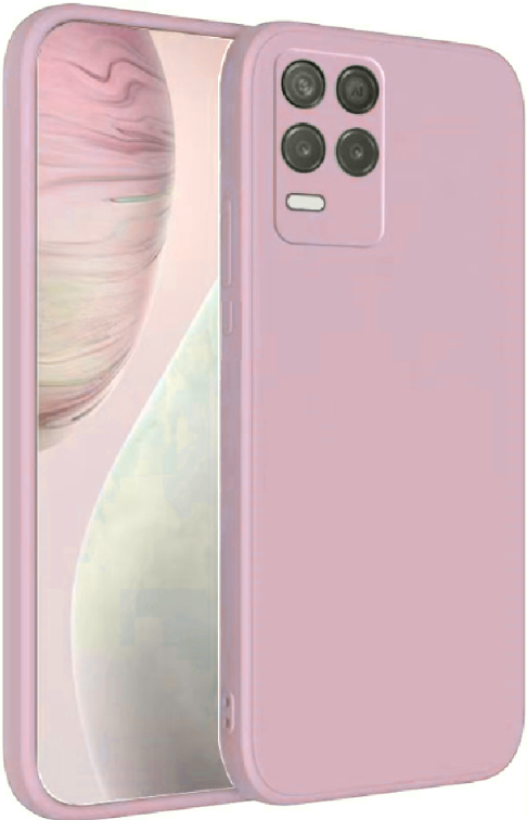 Bodycell Square Liquid Θήκη Σιλικόνης - Realme 8 / 8 Pro - Light Violet