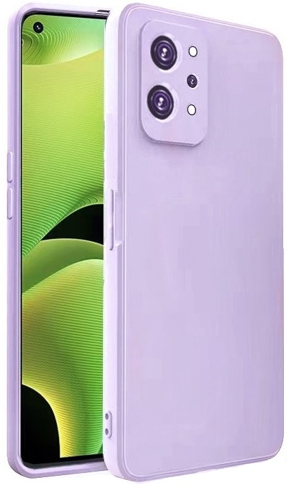 Bodycell Square Liquid Θήκη Σιλικόνης - Realme GT Neo 2 - Light Violet