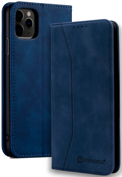 Bodycell Θήκη - Πορτοφόλι Apple iPhone 12 / 12 Pro - Blue