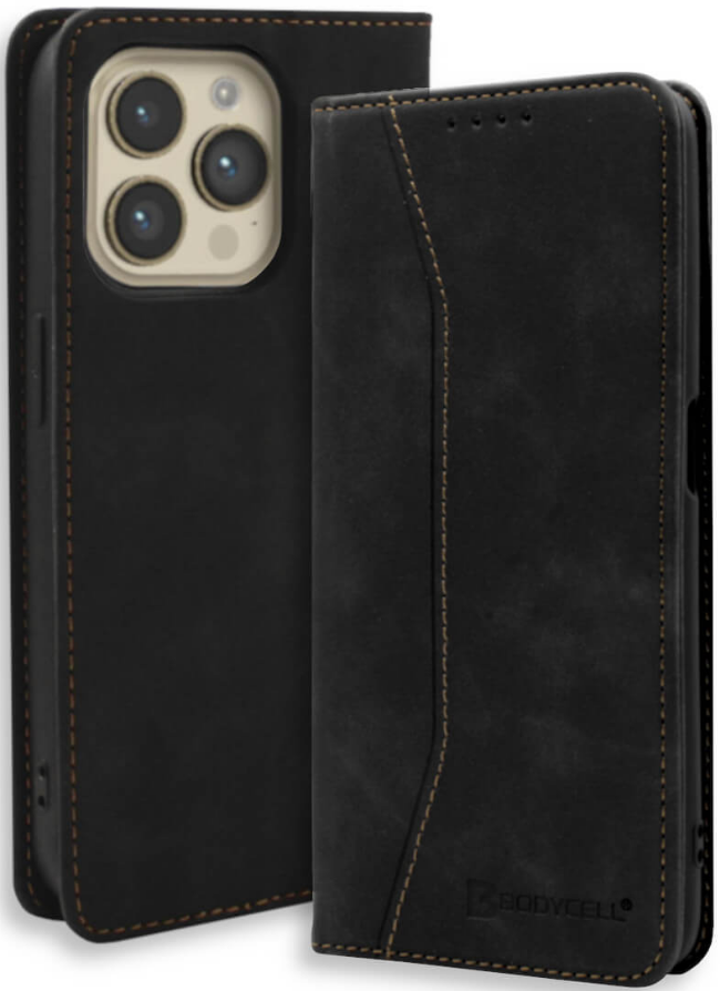 Bodycell Θήκη - Πορτοφόλι Apple iPhone 13 Pro Max - Black