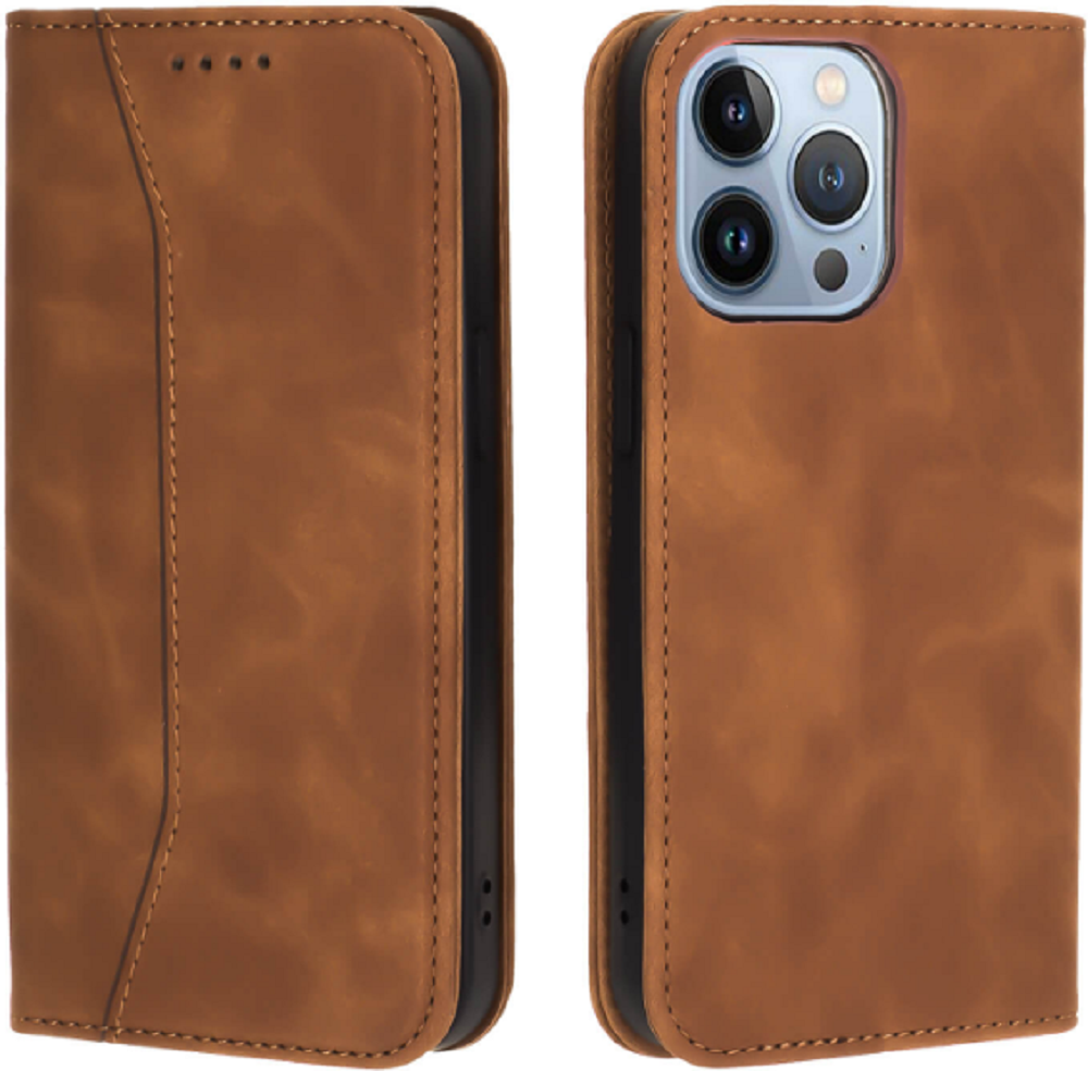 Bodycell Θήκη - Πορτοφόλι Apple iPhone 13 Pro Max - Brown