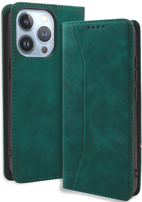 Bodycell Θήκη - Πορτοφόλι Apple iPhone 13 Pro Max - Green (5206015032141)