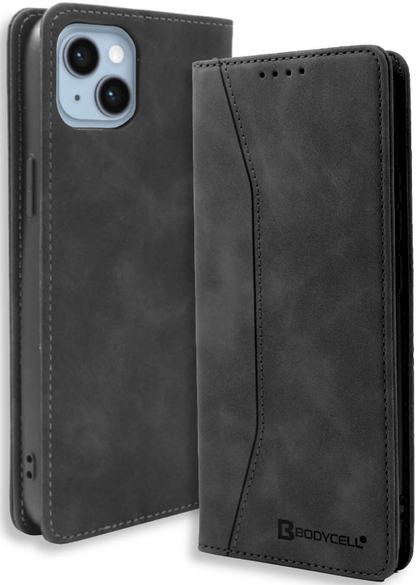 Bodycell Θήκη - Πορτοφόλι Apple iPhone 14 - Black