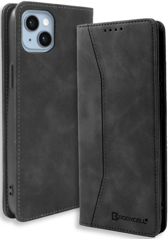 Bodycell Θήκη - Πορτοφόλι Apple iPhone 14 Plus - Black