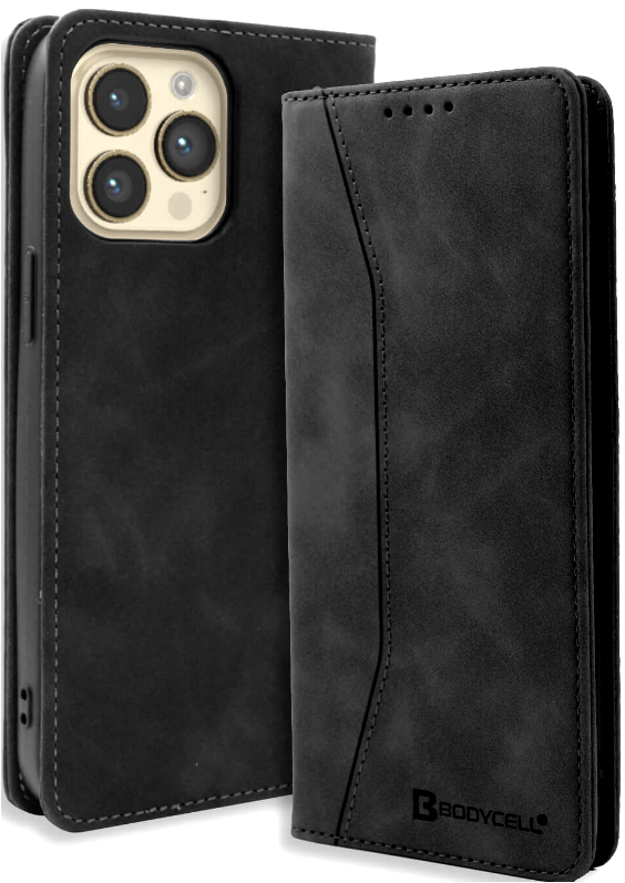 Bodycell Θήκη - Πορτοφόλι Apple iPhone 14 Pro Max - Black