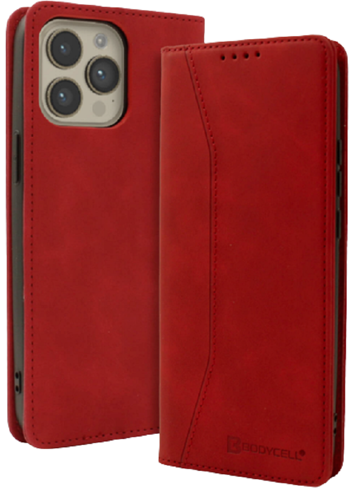 Bodycell Θήκη - Πορτοφόλι Apple iPhone 14 Pro Max - Red