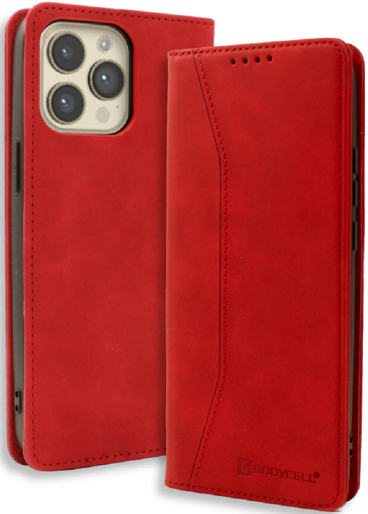 Bodycell Θήκη - Πορτοφόλι Apple iPhone 14 Pro - Red