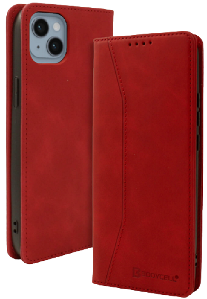 Bodycell Θήκη - Πορτοφόλι Apple iPhone 14 - Red