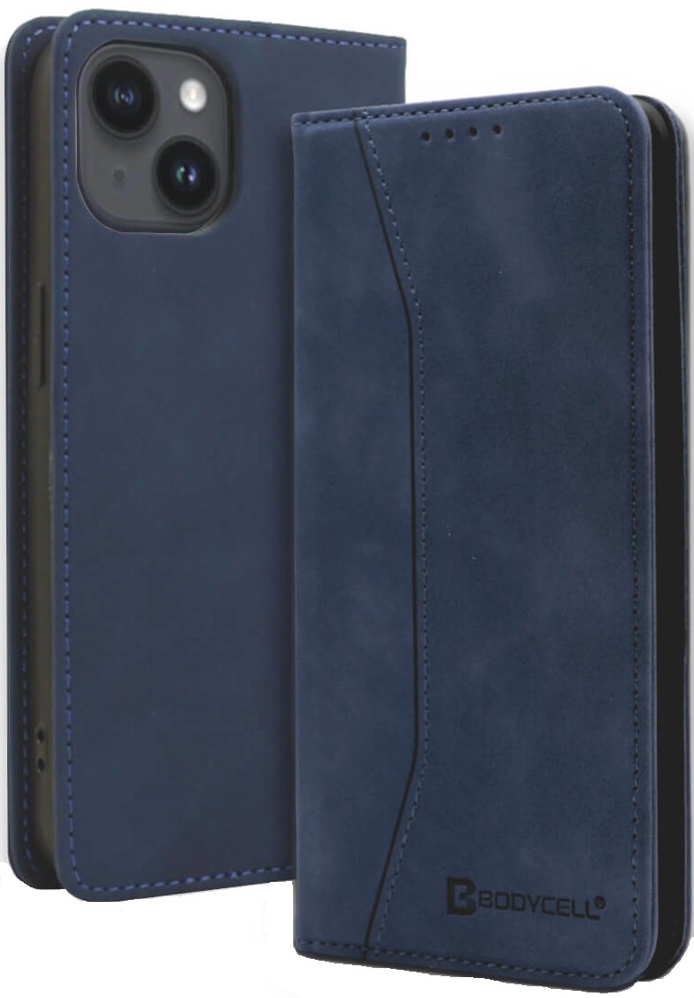 Bodycell Θήκη - Πορτοφόλι Apple iPhone 15 Plus - Blue