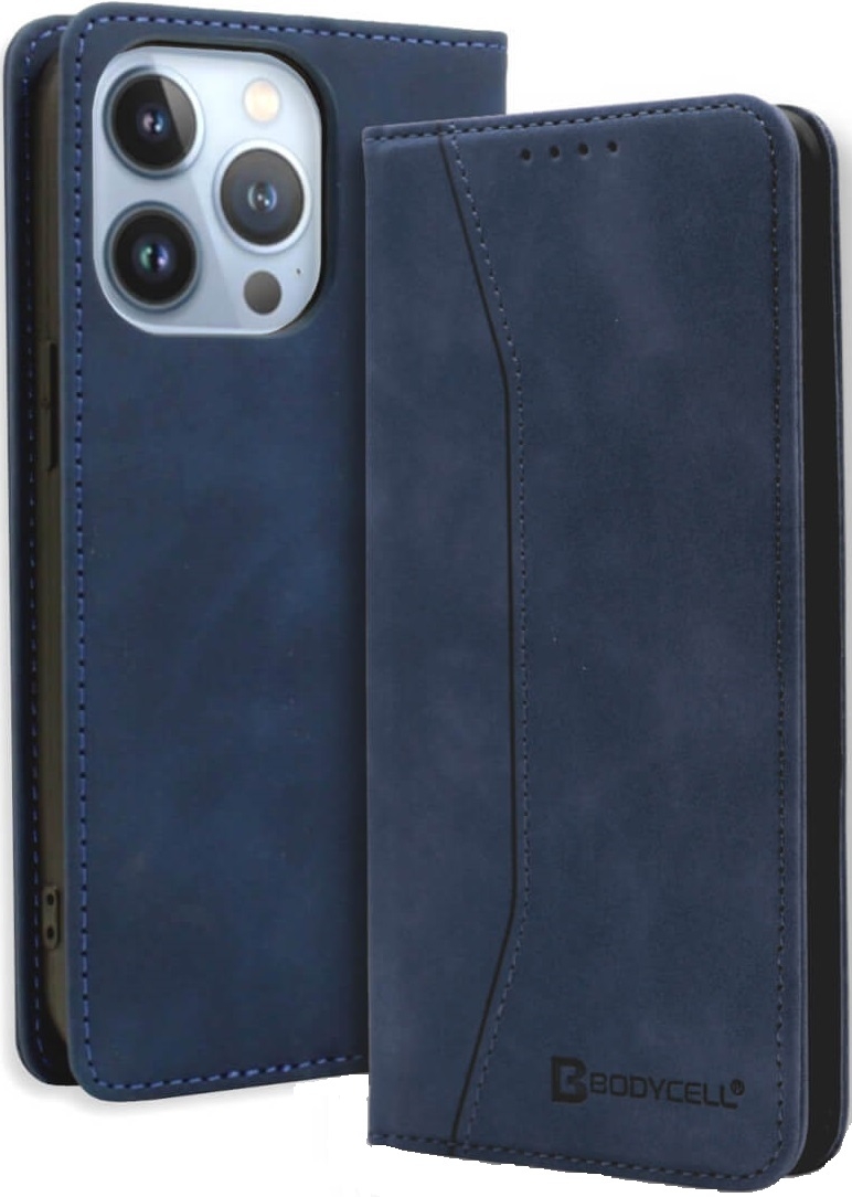 Θήκη Apple iPhone 15 Pro Max - Bodycell Book Case Πορτοφόλι - Blue