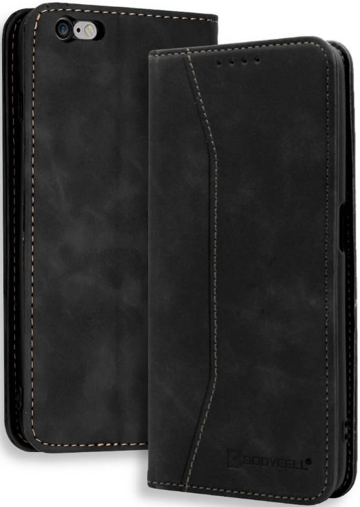 Bodycell Θήκη - Πορτοφόλι Apple iPhone 6S / 6 - Black