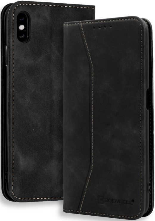 Bodycell Θήκη - Πορτοφόλι Apple iPhone X / XS - Black
